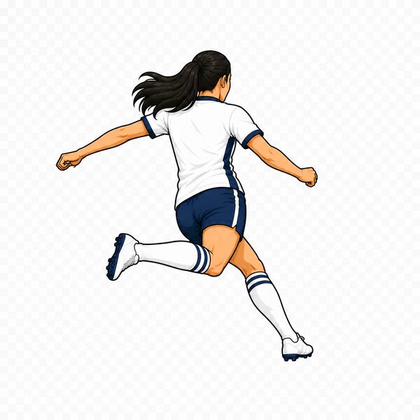 Soccer player β female-forehand